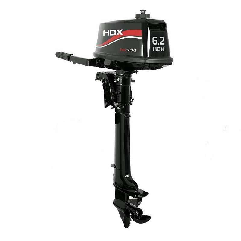 Лодочный мотор 2-х тактный HDX R series T 6,2 BMS (с топливным баком 24л) в Боровичах