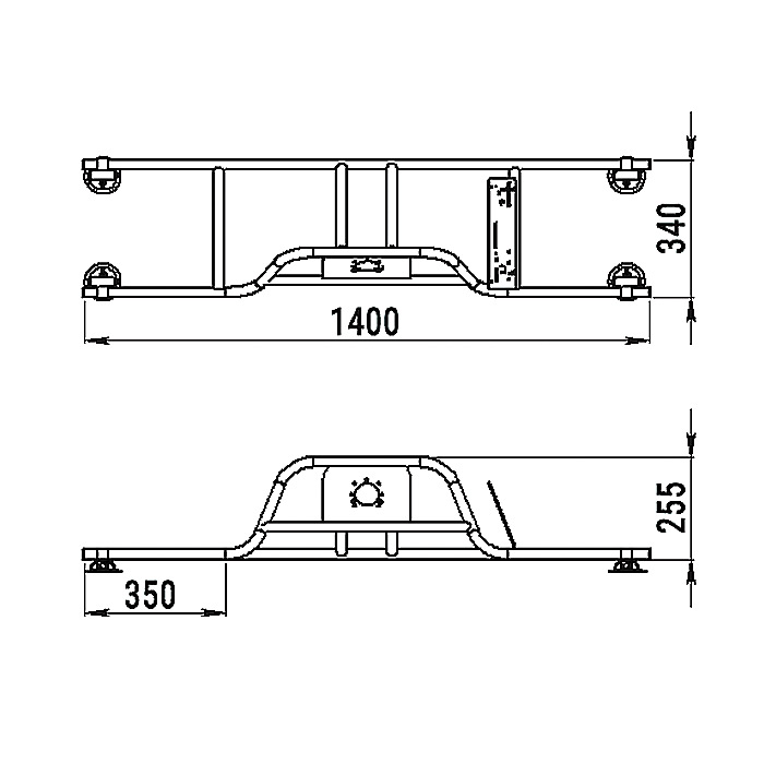 Стойка рулевая с бортовым креплением малая в Боровичах