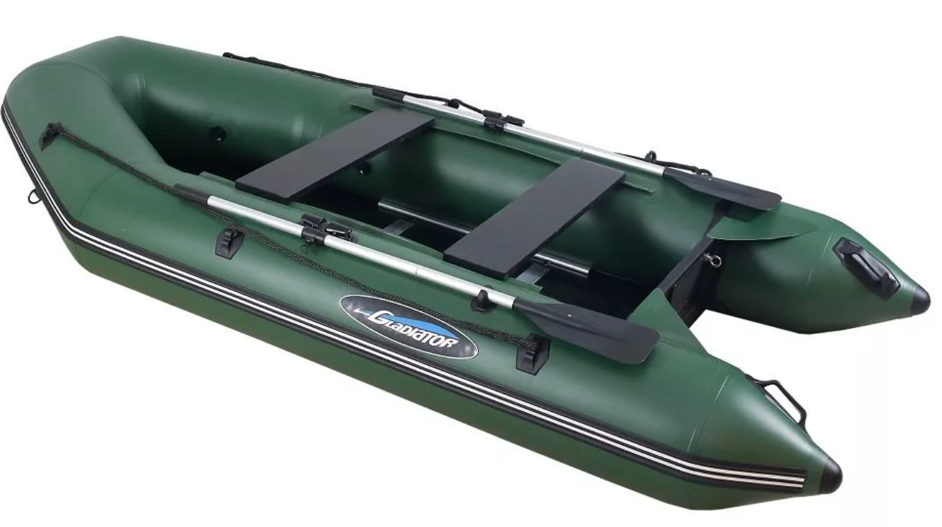 МОТОРНО-ГРЕБНАЯ ЛОДКА ПВХ GLADIATOR A 320 ТК С ФАНЕРНЫМ ПОЛОМ в Боровичах