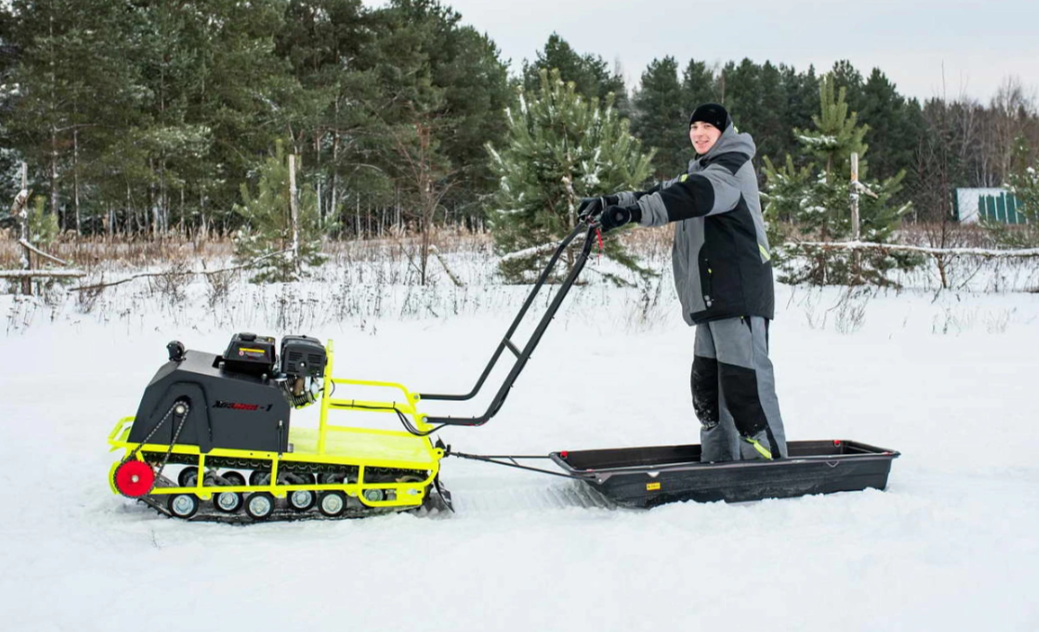 Мотобуксировщик Бурлак ХОЗЯИН-1 (капот металл) в Боровичах