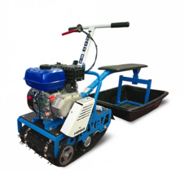 Мотобуксировщик НЕВА МС-1К с санями и сиденьем в Боровичах