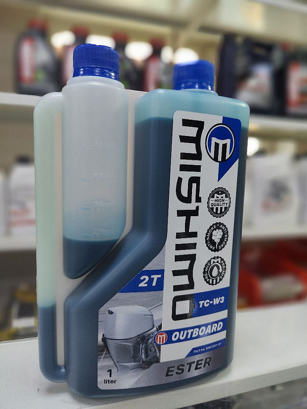 Масло MISHIMO 2T OUTBOARD (ESTER) полусинтетика 1 л в Боровичах