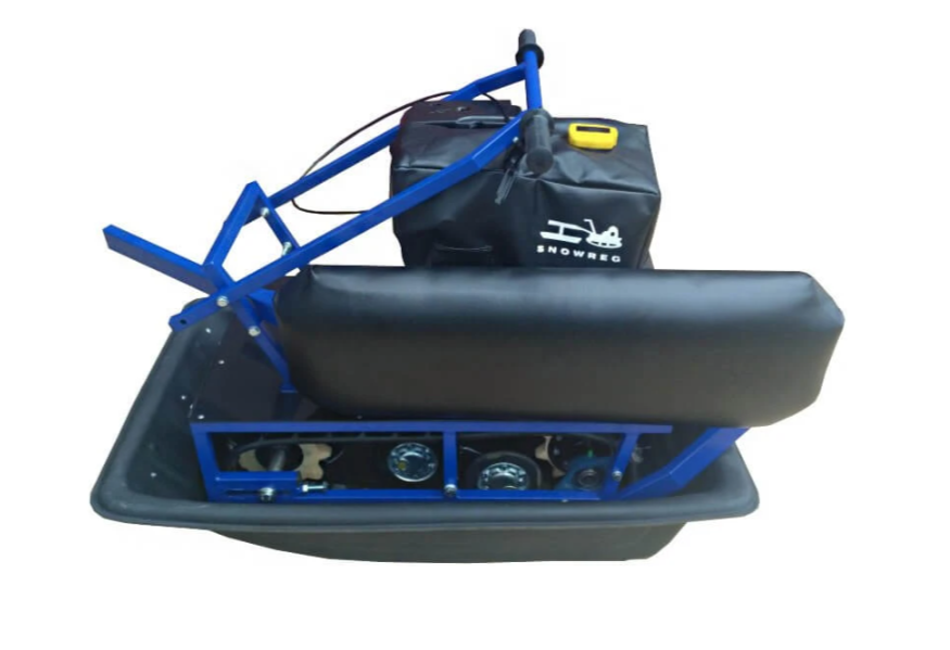 Мини-мотобуксировщик Альбатрос-М с фарой в Боровичах