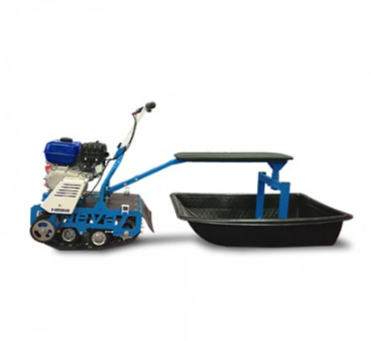 Мотобуксировщик НЕВА МС-1К с санями и сиденьем в Боровичах