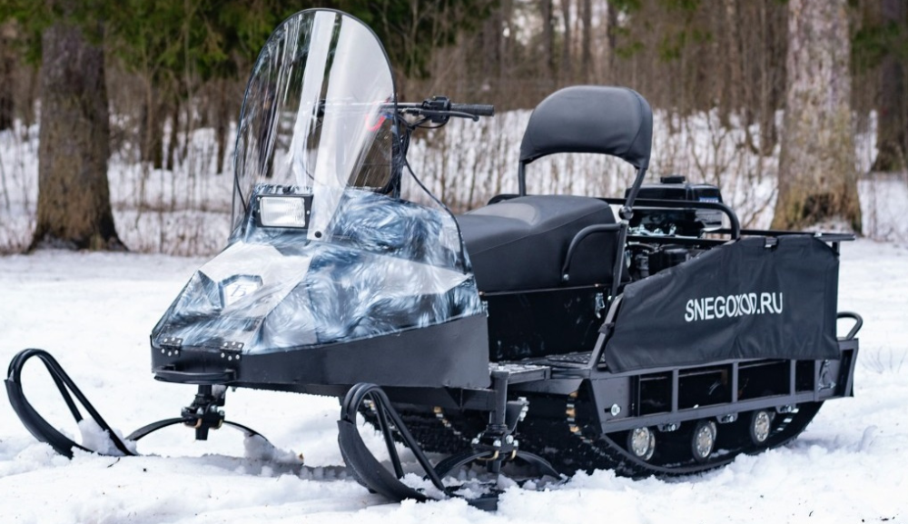 Миниснегоход Бурлак Егерь Экспедитор 15 л.с. , реверс, тормоз, капот белый в Боровичах