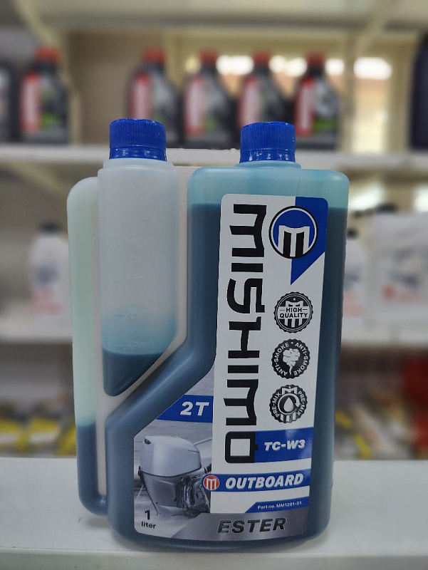 Масло MISHIMO 2T OUTBOARD (ESTER) полусинтетика 1 л в Боровичах