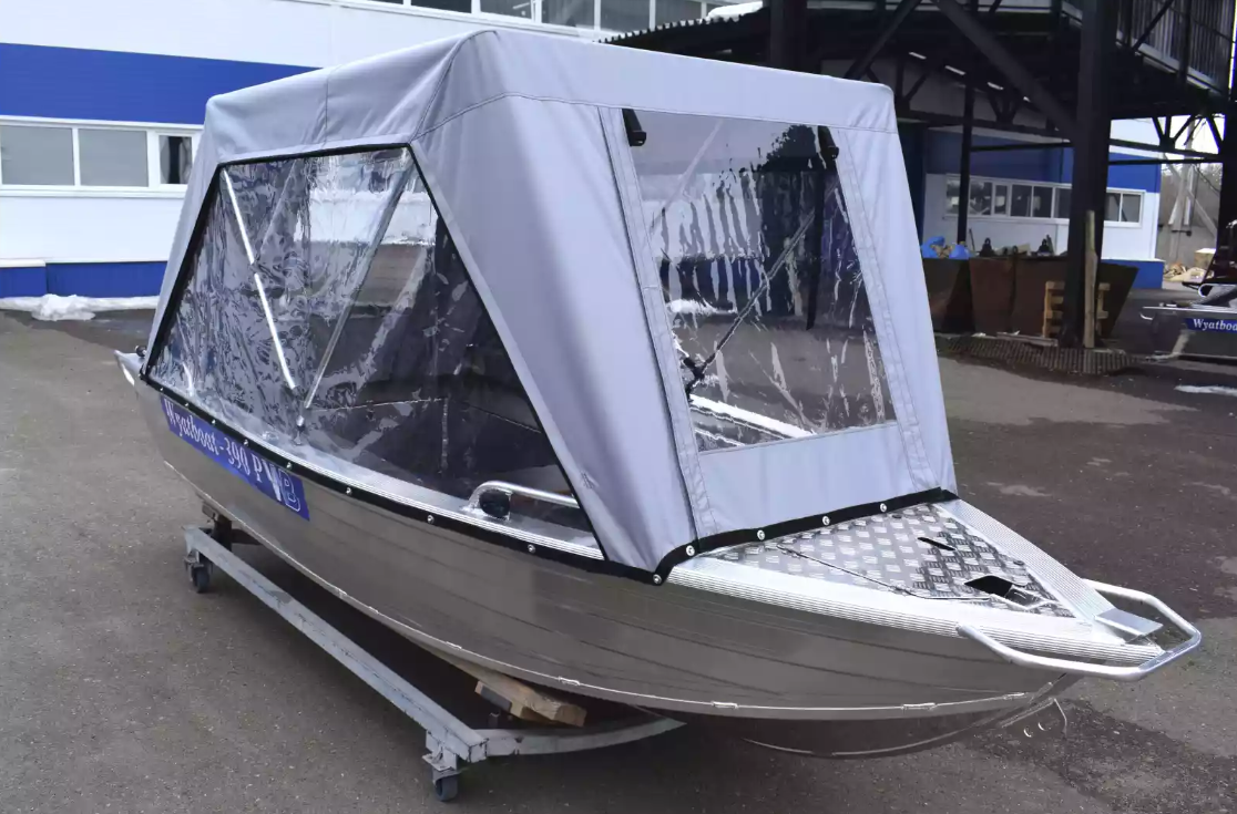 Алюминиевая лодка Wyatboat-390РМ в Боровичах Алюминиевая лодка Wyatboat-390РМ в Боровичах