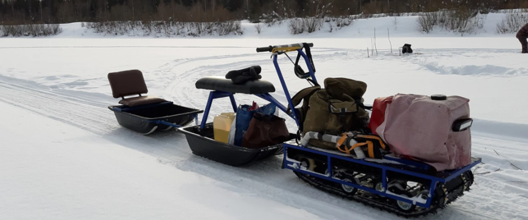 Мотобуксировщик Альбатрос-L 6.5 с фарой в Боровичах