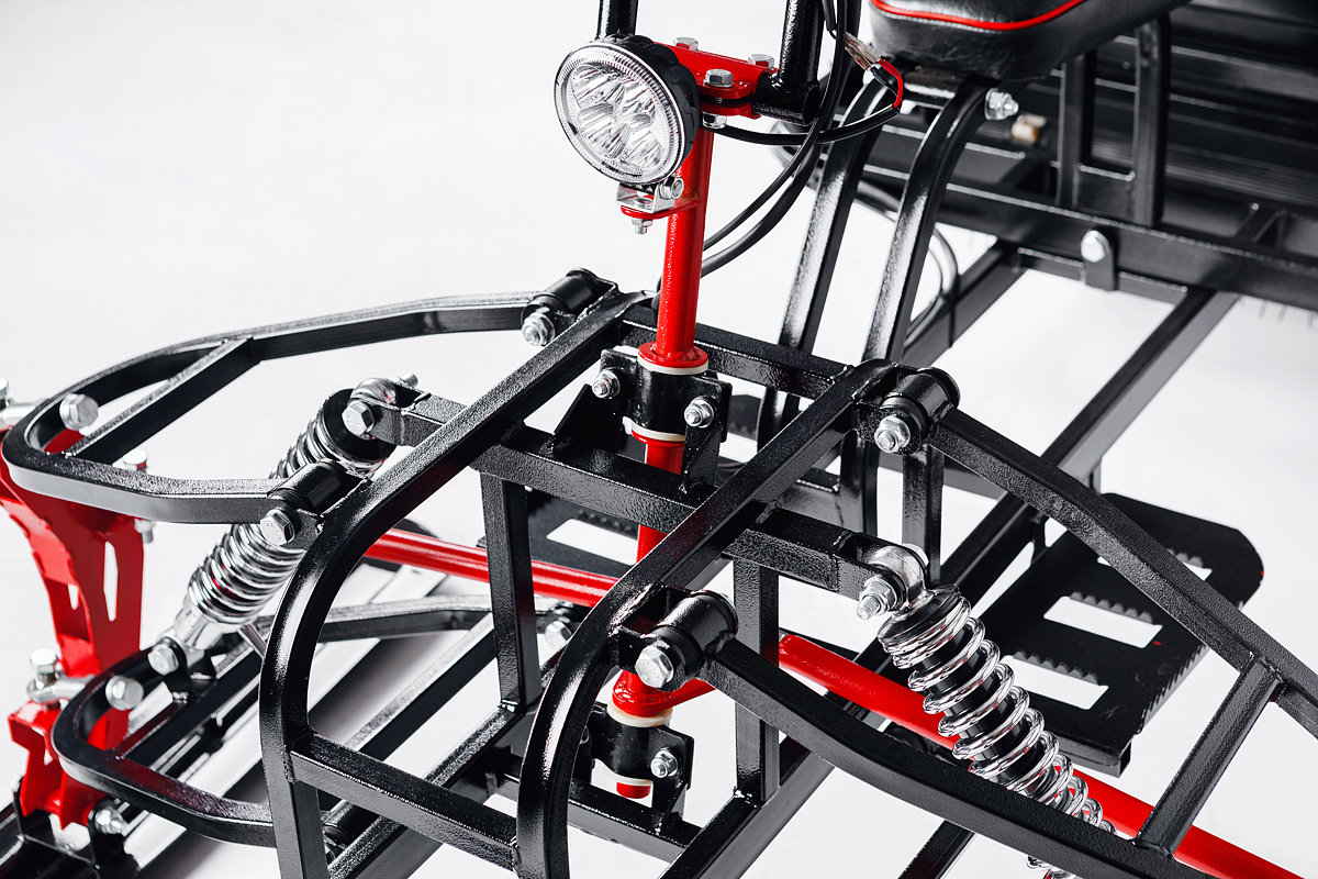 Лыжный модуль IKUDZO с подогревом ручек металлические лыжи в Боровичах