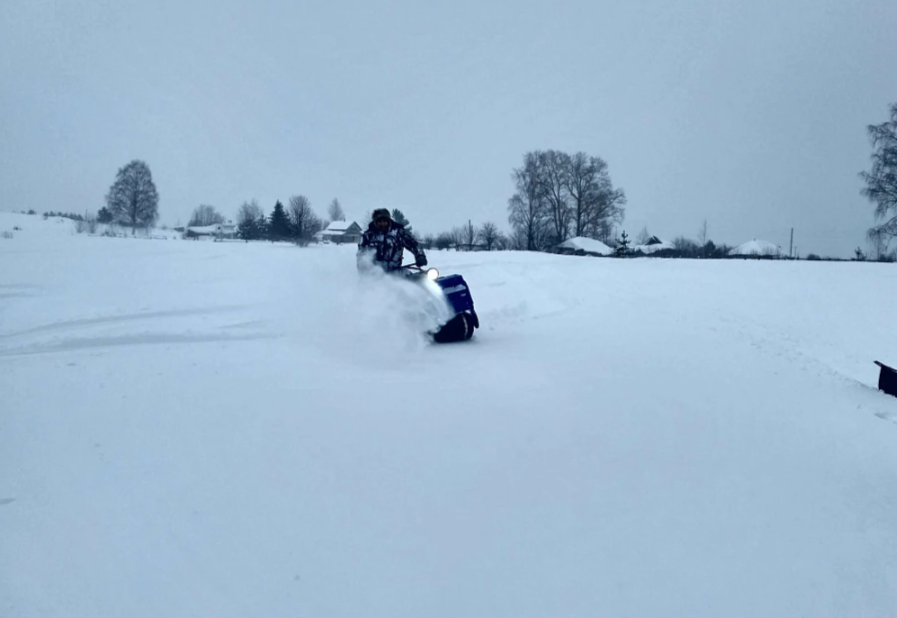 Мотобуксировщик Альбатрос-XLV 15 тележки, 1450 мм в Боровичах