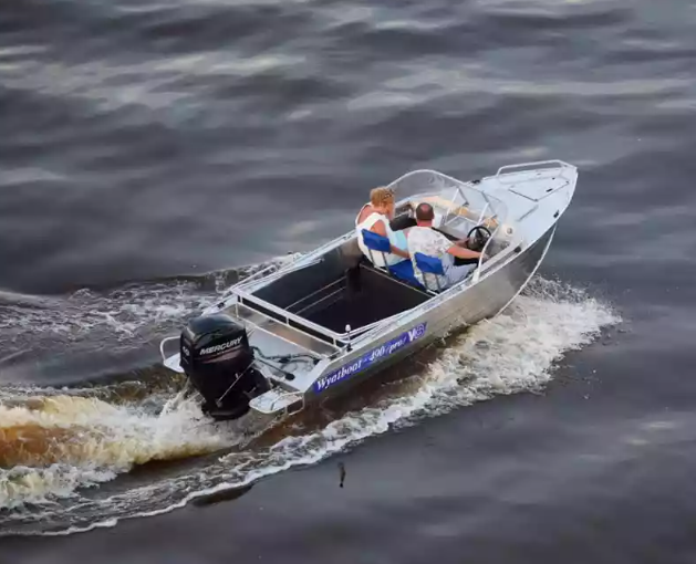 Алюминиевый катер Wyatboat-490 Pro водомет в Боровичах Алюминиевый катер Wyatboat-490 Pro водомет в Боровичах