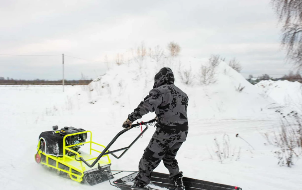 Мотобуксировщик Бурлак ХОЗЯИН-1 (капот металл) в Боровичах