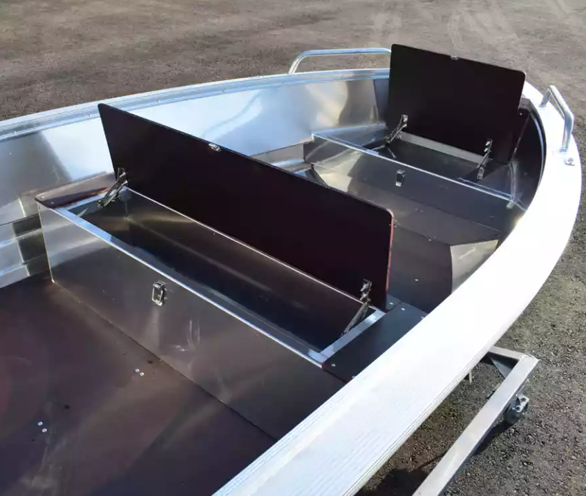 Алюминиевая лодка Wyatboat-430 Р в Боровичах Алюминиевая лодка Wyatboat-430 Р в Боровичах