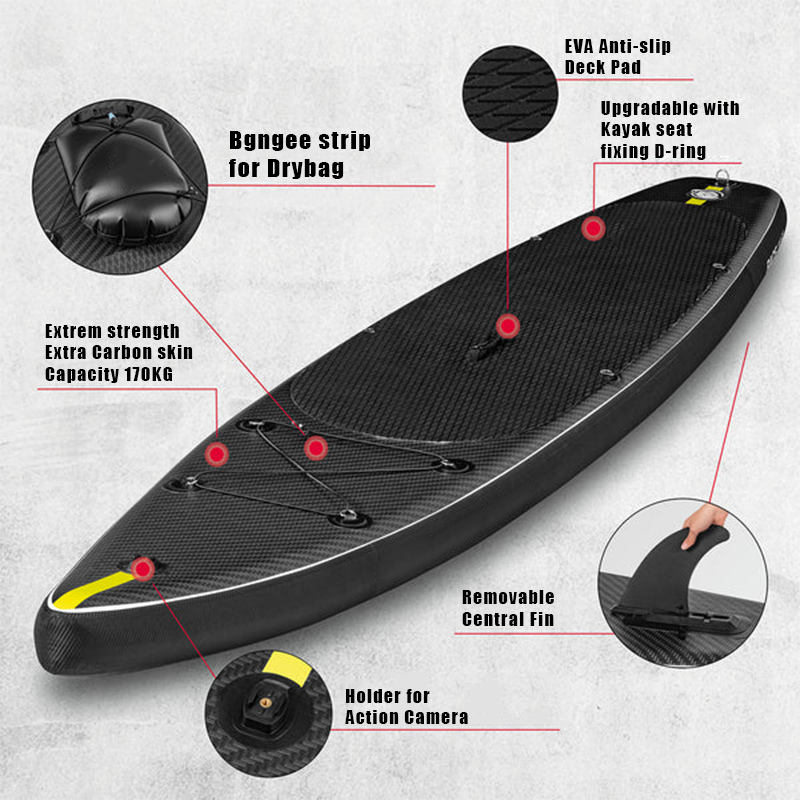 SUP (САП) ДОСКА MISHIMO CARBON DARKSIDE 10.6’ (325СМ) в Боровичах