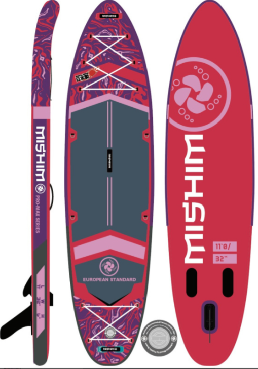 SUP (САП) Доска MISHIMO PRO-MAX Viva Magenta 10.6’ (320см) в Боровичах