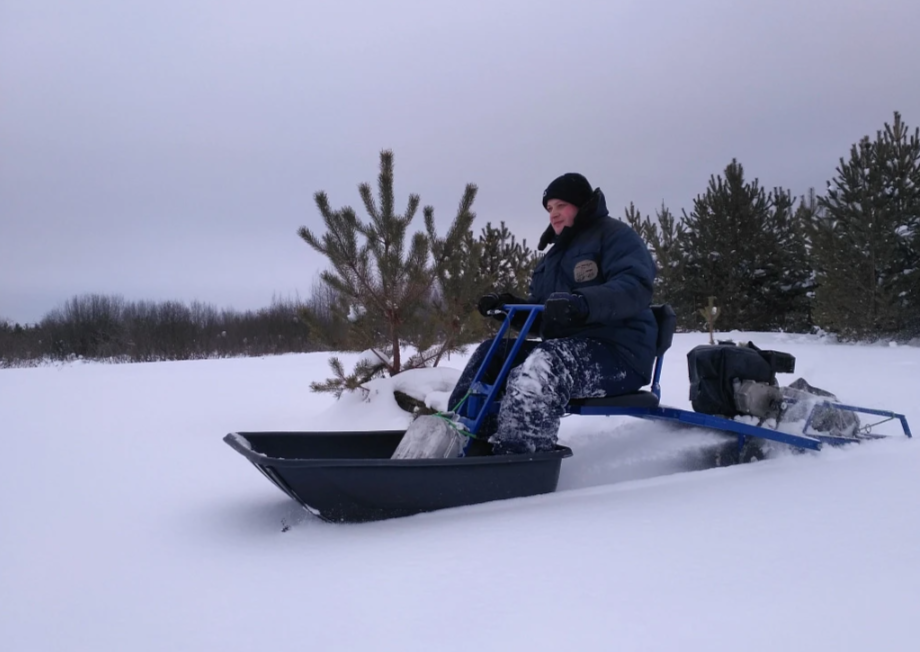 Мотобуксировщик толкач Альбатрос-XL8 с модулем. Без фары, склизы в Боровичах