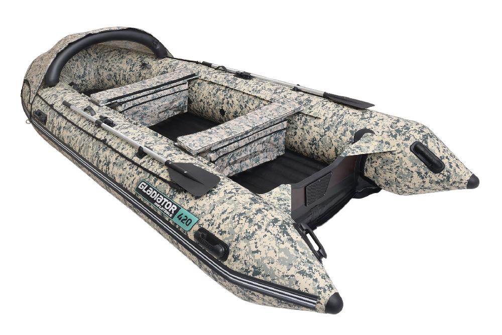 НАДУВНАЯ ЛОДКА GLADIATOR E350PRO в Боровичах