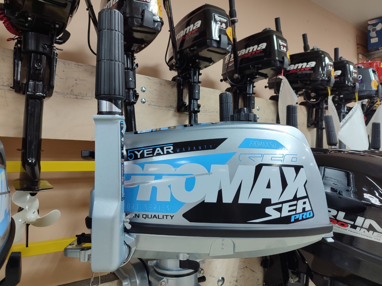 Лодочный мотор PROMAX SP5FHS (внешний бак 12 л) в Боровичах