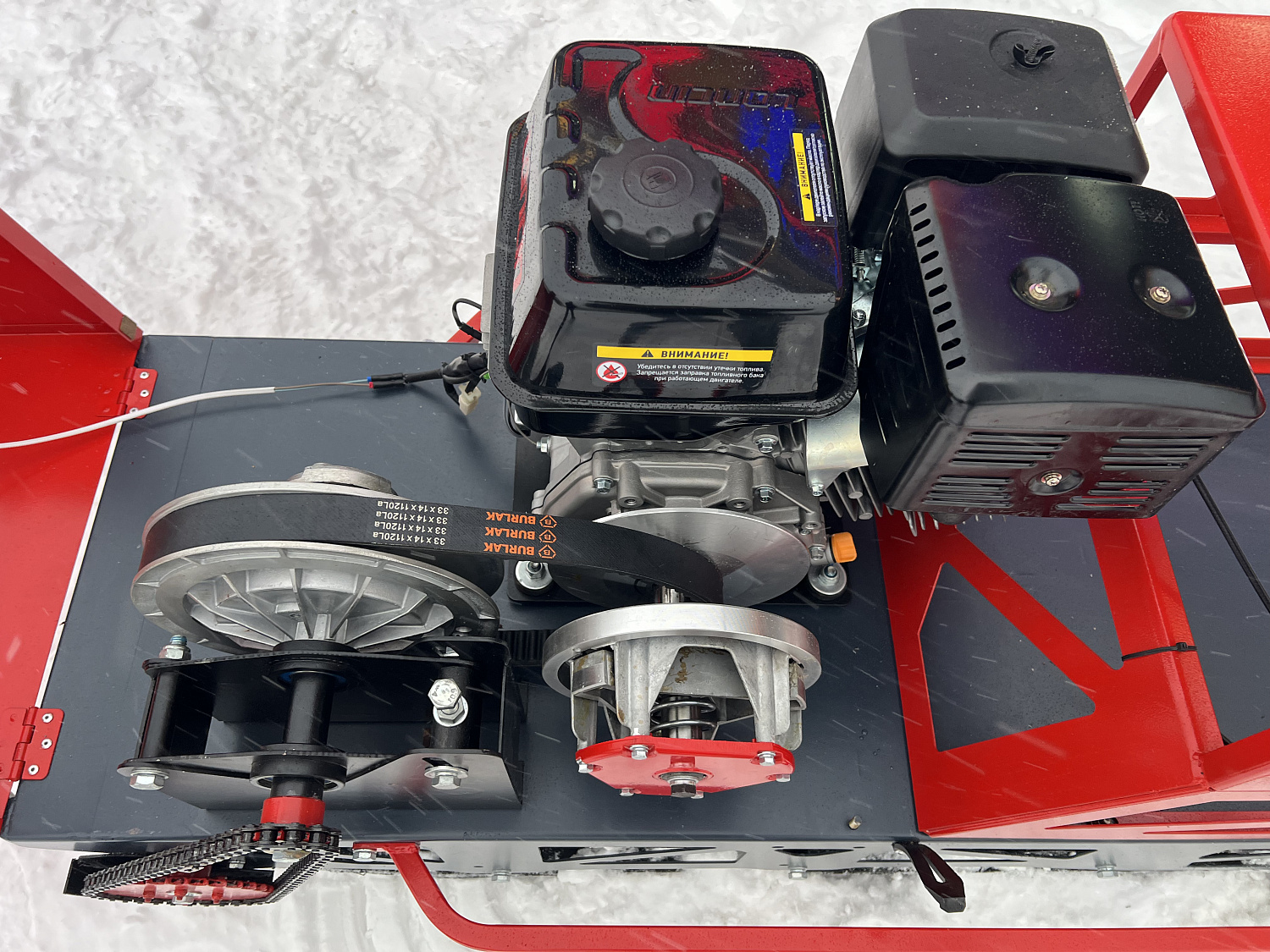 Мотобуксировщик EX-MOTO SNOWDOG S500 15л.с в Боровичах