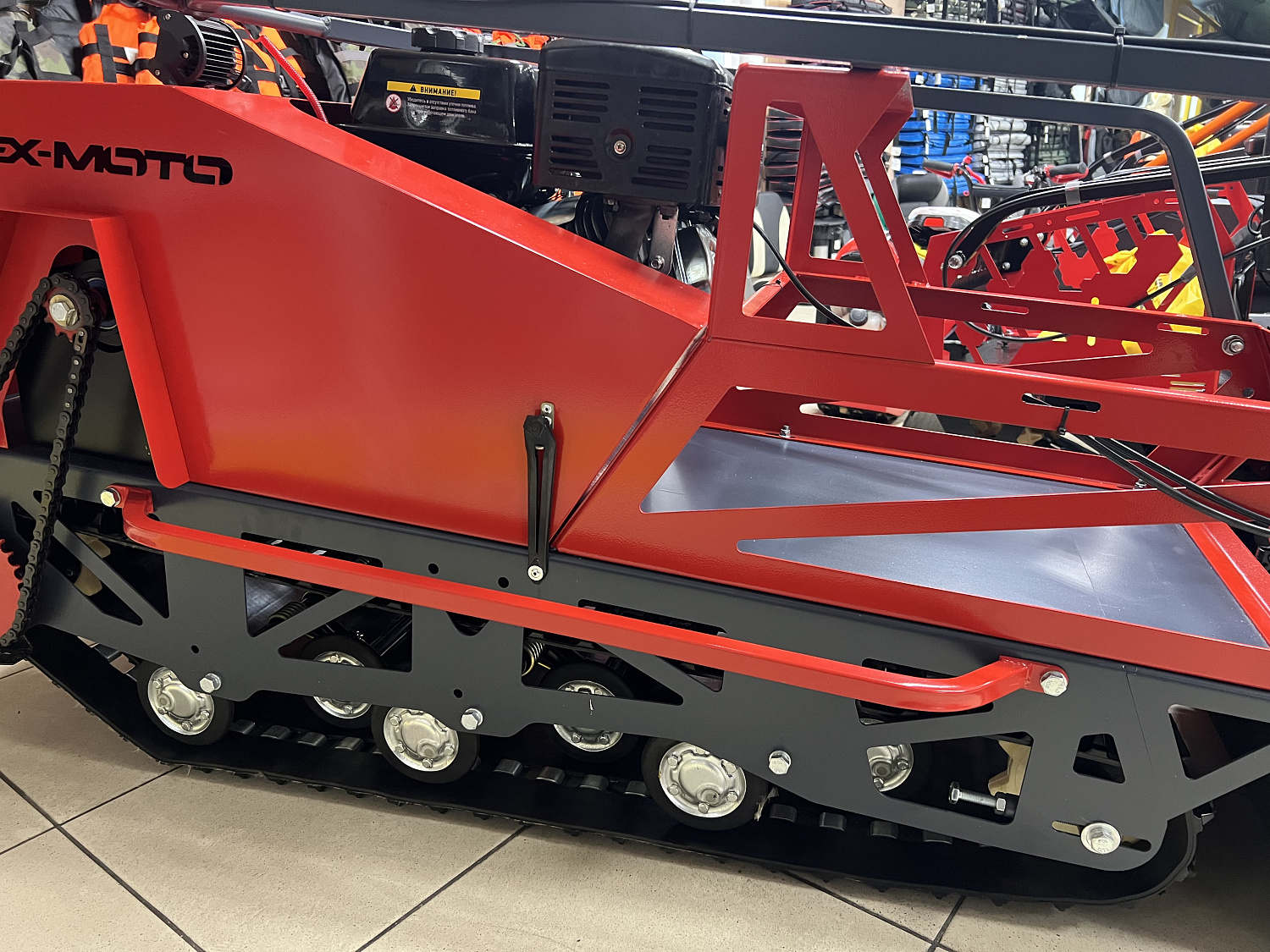 Мотобуксировщик EX-MOTO SNOWDOG S500 15л.с в Боровичах