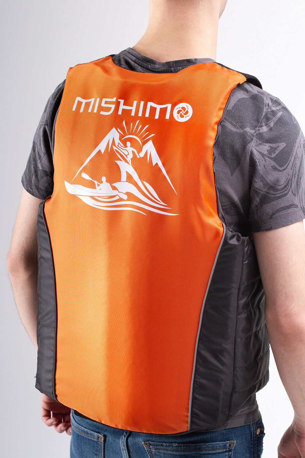 Жилет спасательный MISHIMO PRO Премиум качества Черно-оранжевый в Боровичах